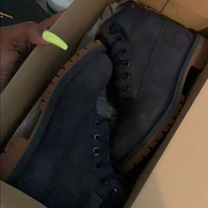 Navy Blue Timberland Boots